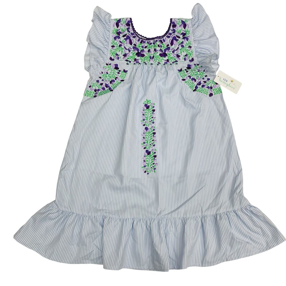 NWT Six Honeybees Size 14 Broadway Flutter Sleeve Dress